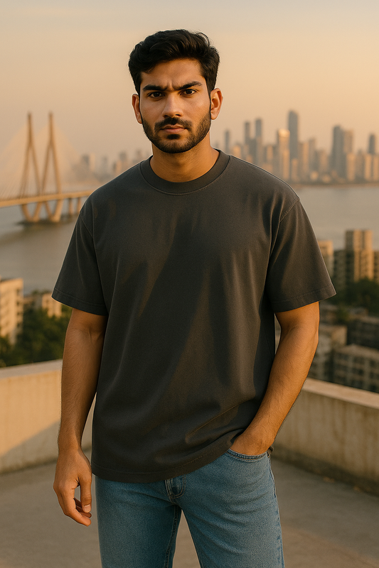 Oversized Dark Grey Tshirt